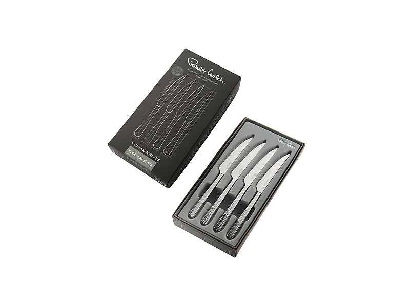 Blockley Slate 4pc Steak Knife Set Gift Boxed